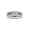 Bague 54 Bague en or blanc 750‰ et diamants 58 Facettes 1063