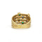 Bague 50 Bague en or jaune 750‰ sertie de diamants, saphirs, rubis et émeraudes 58 Facettes 1103