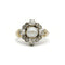 Bague 46.5 Bague XIXe siècle en or jaune 750‰, diamants et perle 58 Facettes 1196