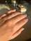 Bague 51 Bague en or blanc 750‰ avec rubis et diamants 58 Facettes 1106