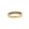 Bague 55 Demi-alliance torsadée en or jaune 750‰ et diamants 58 Facettes 1068