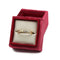 Bague 55 Demi-alliance torsadée en or jaune 750‰ et diamants 58 Facettes 1068