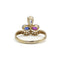 Bague 50 Bague duchesse XIXe siècle en or jaune, diamants, rubis et saphir 58 Facettes 1193