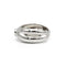 Bague 60 Bague en or blanc 750 sertie d’un diamant taille brillant 0,47 ct 58 Facettes 1076