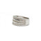 Bague 54 Bague pavée en or blanc 750‰ et diamants 58 Facettes 1105