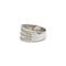 Bague 54 Bague pavée en or blanc 750‰ et diamants 58 Facettes 1105