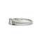 Bague 54 Bague en or blanc 750‰ et diamants 58 Facettes 1099