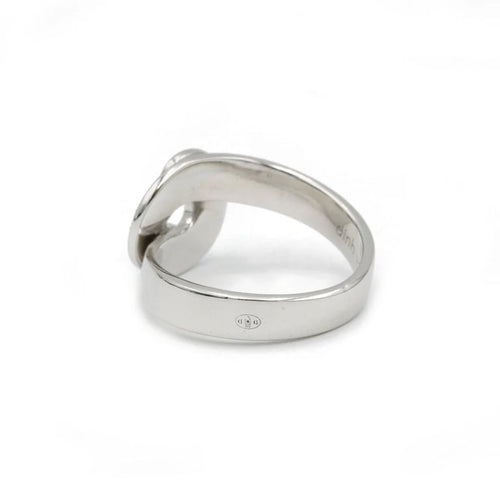 Bague 57 Dinh Van Double Sens - Bague en or blanc et diamants 58 Facettes 1095