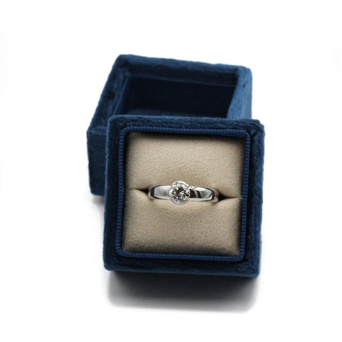 Bague 52 Bague solitaire - Diamant taille brillant en or blanc 750 58 Facettes 1081