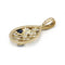 Pendentif Pendentif en or jaune 750‰ saphirs et diamants 58 Facettes 1111