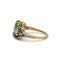 Bague 47 Bague en or jaune avec diamants et émeraudes 58 Facettes 1092