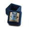 Bague 50 Bague en or jaune 750‰ et topaze bleue 58 Facettes 1072