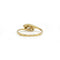 Bague 51 Bague en or jaune 750‰ et diamants 58 Facettes 1132