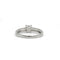Bague 52 Solitaire - Bague en or blanc 750‰ et diamant taille princesse 58 Facettes 1131