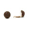 Boucles d'oreilles Boucles d’oreilles dôme en or jaune 585‰ et grenats 58 Facettes 1134