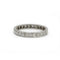 Bague 53 Alliance - Bague en platine 950 sertie de diamants 58 Facettes 1156