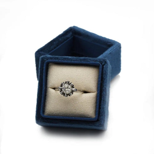 Bague 55 Solitaire - Bague en or blanc 750‰ et diamant 0,55 ct 58 Facettes 1159