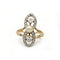Bague 56 Bague XIXe - Or 750, perle et diamants 58 Facettes 1187