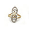 Bague 56 Bague XIXe siècle en or jaune 18 carats, perle et diamants 58 Facettes 1187