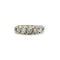 Bague 54 Bague jarretière XIXe siècle en or jaune 750 et diamants 58 Facettes 1238