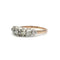 Bague 54 Bague jarretière XIXe siècle en or jaune 750 et diamants 58 Facettes 1238