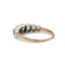 Bague 54 Bague jarretière XIXe siècle en or jaune 750 et diamants 58 Facettes 1238