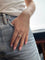 Bague 54 Bague jarretière XIXe siècle en or jaune 750 et diamants 58 Facettes 1238