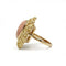 Bague 52 Bague en or jaune 750 des années 1950-1960 avec corail 58 Facettes 1236