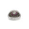 Bague 51 Bague Art déco des années 50 en platine, diamants et rubis calibrés 58 Facettes 1226