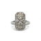 Bague 53 Bague Art déco en platine et diamants taille ancienne 58 Facettes 1229