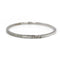 Bracelet Bracelet jonc rigide en or blanc 750 et diamants 58 Facettes 1243