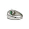 Bague 53 Bague Art déco en platine, émeraude et diamants 58 Facettes 1273
