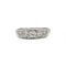 Bague 57 Bague jarretière en or 750 avec diamants 0,70 ct 58 Facettes 1321
