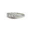 Bague 57 Bague jarretière en or 750 avec diamants 0,70 ct 58 Facettes 1321