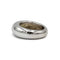 Bague 55 Bague jonc en or blanc 750 des années 1980 avec diamants 58 Facettes SA001