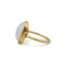 Bague 46 Bague en or jaune 750 avec pierre de lune 58 Facettes 1323