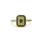 Bague 58 Bague en or jaune 750, diamants et émeraudes 58 Facettes 1325