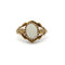 Bague 53 Bague en or jaune 750 avec opale 58 Facettes 1324