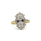 Bague 60 Bague Art déco en or 750, diamants et saphirs 58 Facettes 1300