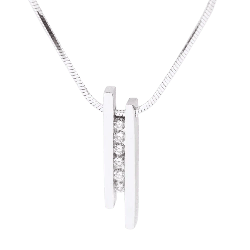 Collier Collier ras-de-cou en or blanc 18 carats et diamants taille brillant 58 Facettes 132939
