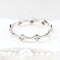 Bague 55 Bague en or blanc 18 carats sertie de diamants taille brillant 58 Facettes F131370