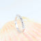 Bague 54 Bague en or blanc 18 carats et diamants taille brillant 58 Facettes 131182