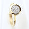 Bague 60 Bague en or jaune 18 carats et diamants taille brillant 58 Facettes 133710B