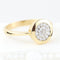 Bague 60 Bague en or jaune 18 carats et diamants taille brillant 58 Facettes 133710B