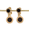 Boucles d'oreilles Bvlgari Bvlgari - Boucles d'oreilles en or jaune et onyx 58 Facettes 126202
