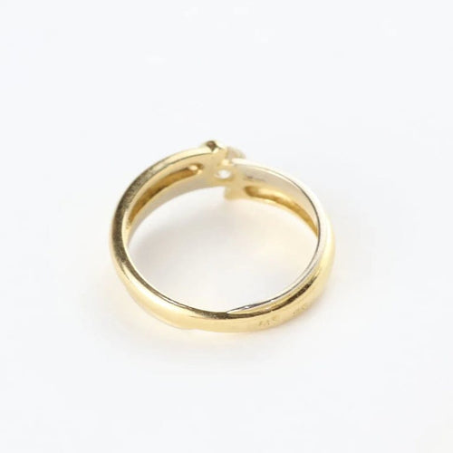 Bague 55 Bague solitaire en or jaune 18 carats et diamant 0,30 ct 58 Facettes 129068-I