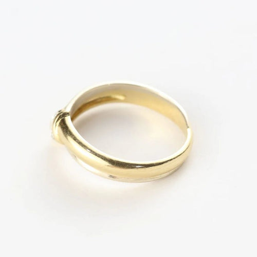 Bague 55 Bague solitaire en or jaune 18 carats et diamant 0,30 ct 58 Facettes 129068-I