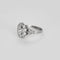 Bague 51.5 Bague marguerite en or blanc 18k, platine et diamants 58 Facettes LJ25-330