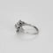Bague 51.5 Bague marguerite en or blanc 18k, platine et diamants 58 Facettes LJ25-330