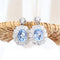 Boucles d'oreilles Boucles d'oreilles vintage en or jaune, platine, diamants et spinelles 58 Facettes J00003070